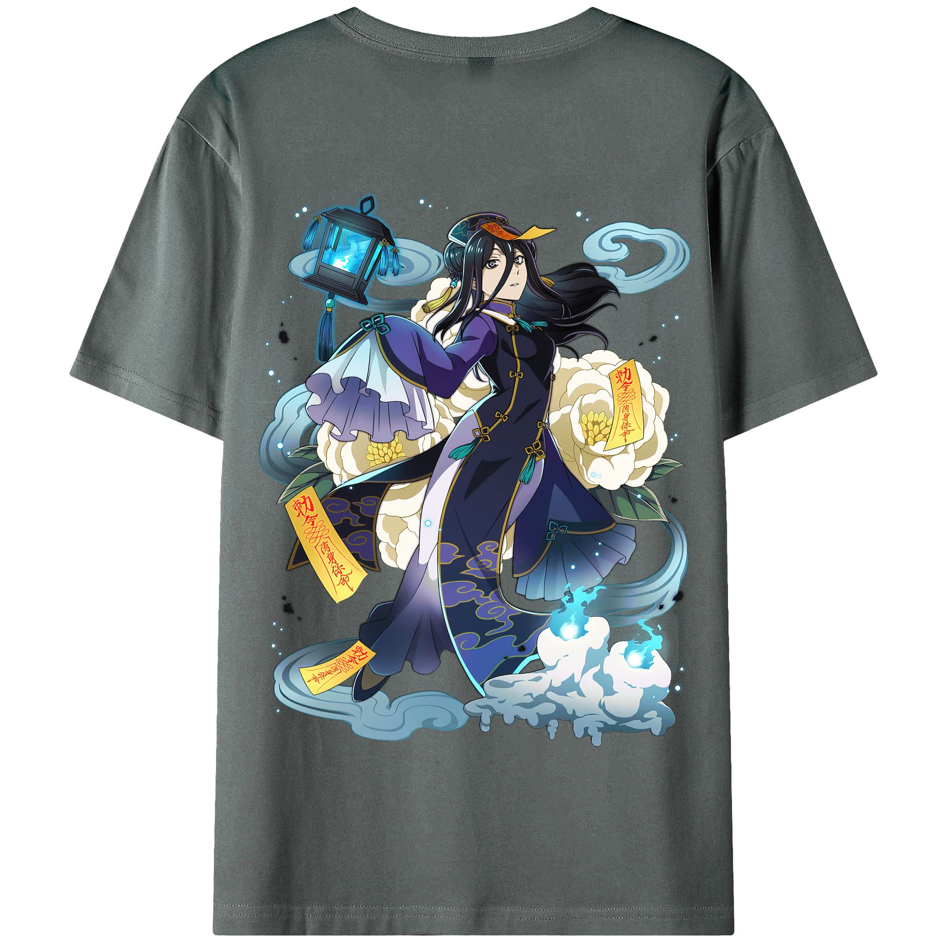 （画像用） 文豪ストレイドッグス Bungo Stray Dogs 綿100％半袖Tシャツ（背面プリント）
